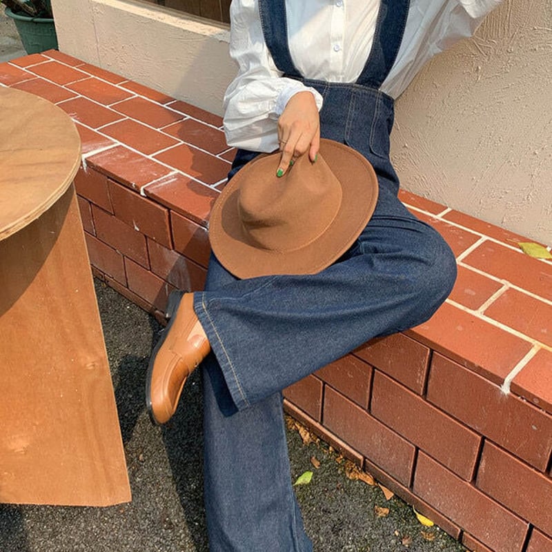 ◇予約◇ハイウエストデニムサロペット | MINSE