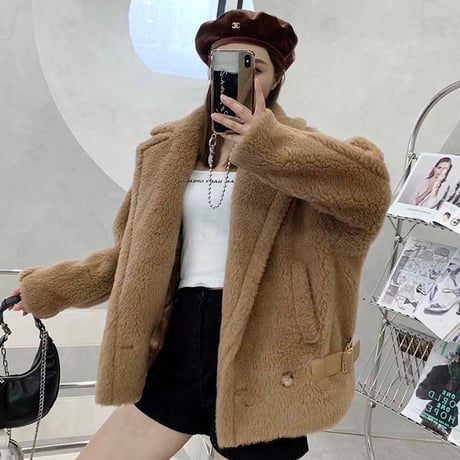 MINSE テディ風コート M ベージュ 2026年最新】MINSE テディの人気アイテム - メルカリ