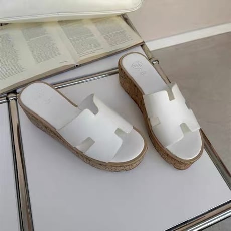◆予約◆コルク厚底ソールサンダル