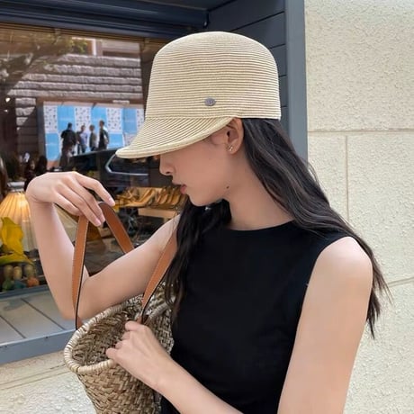 ◆予約◆つば広ストローキャップ