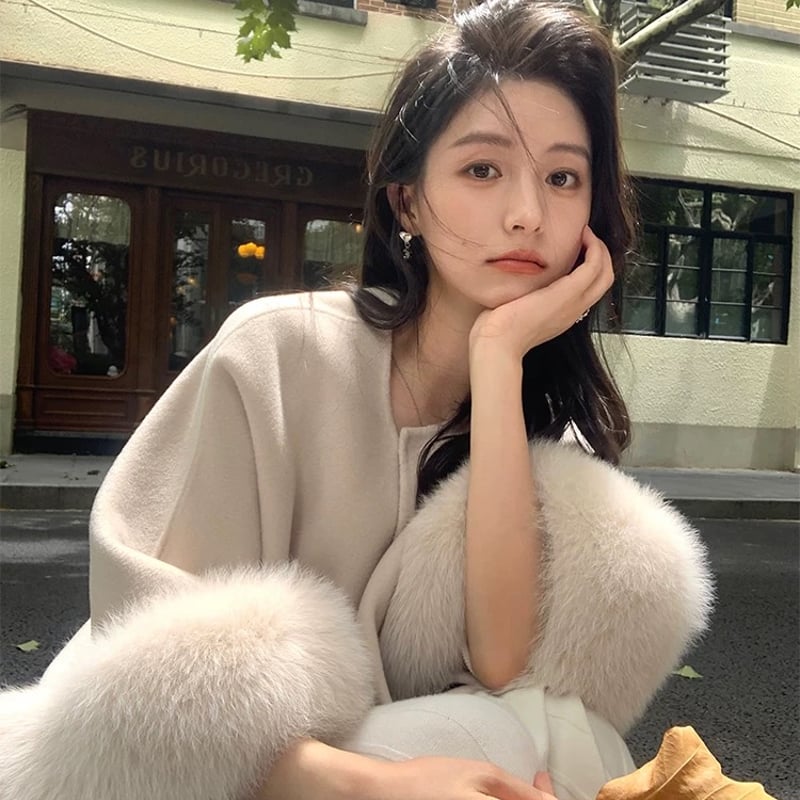 shellerフォックスファーケープコート FOX fur cape coat – shéller / シェリエ