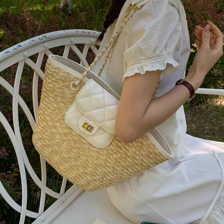 ◆予約◆チェーンストラップカゴBAG
