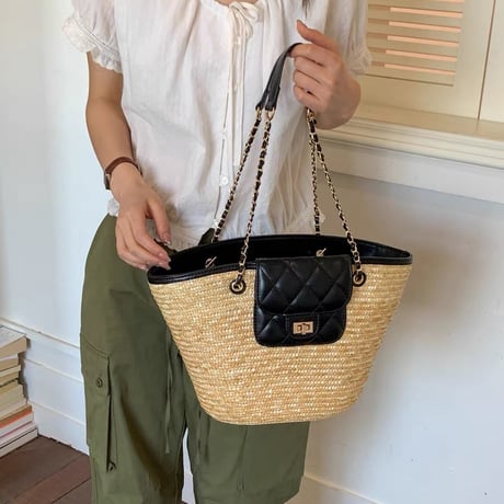 ◆予約◆チェーンストラップカゴBAG