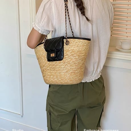◆予約◆チェーンストラップカゴBAG