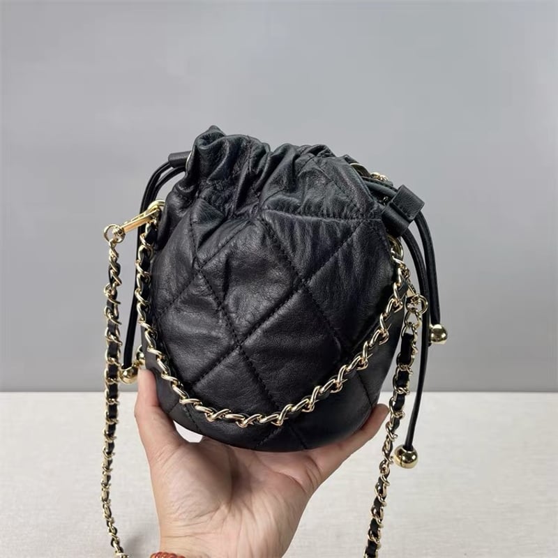 予約】本革キルティングショルダーバッグ | MINSE