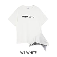◆予約◆ WINWIN SCARF-HEM T-SHIRT