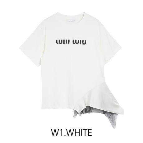 ◆予約◆ WINWIN SCARF-HEM T-SHIRT