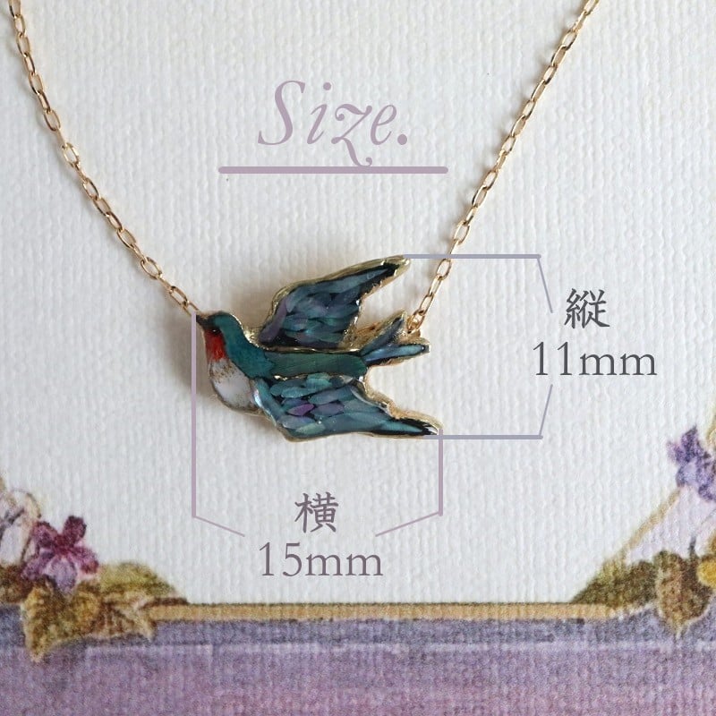 TheGreenTara鳥の羽のブレスレット つばめと鈴蘭のブレスレット | Viola tricolor -ヴィオラトリコロル-