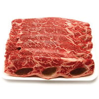 牛骨付きカルビスライス7mm 1Kg (冷凍、アメリカ産)