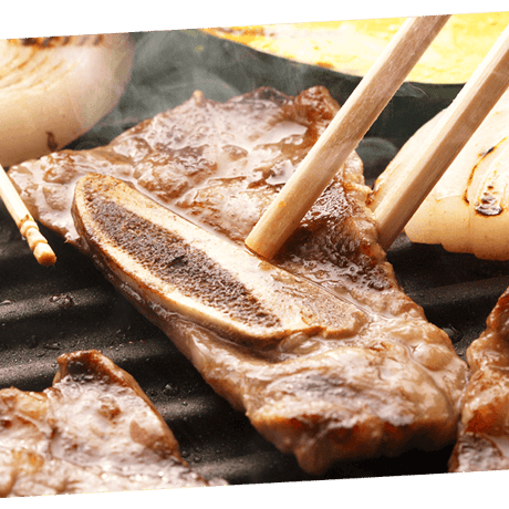 牛骨付きカルビスライス7mm 1Kg (冷凍、アメリカ産)