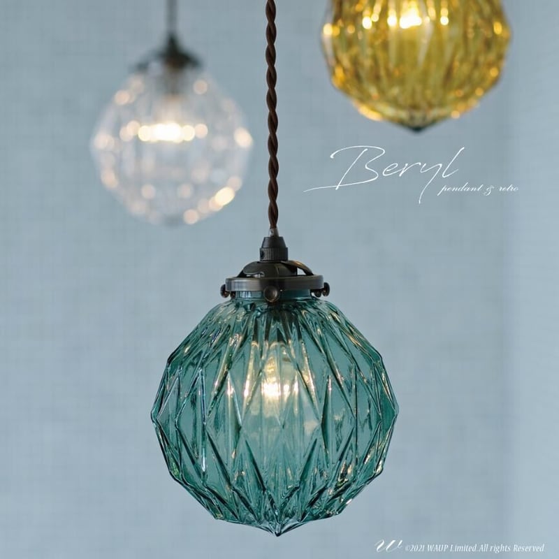 ガラスペンダントライトI/QG ペンダントライト 照明 1灯 ガラス オリエンタル エスニックif-03804