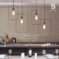 Scenario S size. ペンダントライト 照明 1灯 Sサイズ ブラック dc-p03111