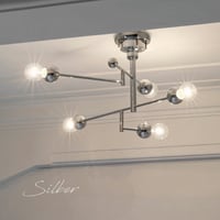 Silber シーリングライト 照明 5灯 if-04498