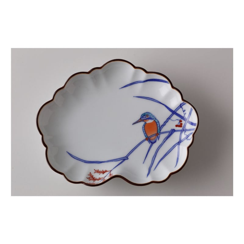 【未使用】有田焼 十四代 辻常陸 染錦水鳥文 変形皿5客 銘々皿/菓子皿 茶道具 Yahoo!オークション -「辻常陸」(アンティーク、コレクション