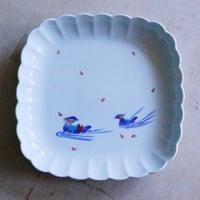 染付龍鳳凰文皿 | 辻精磁社 つじのくら