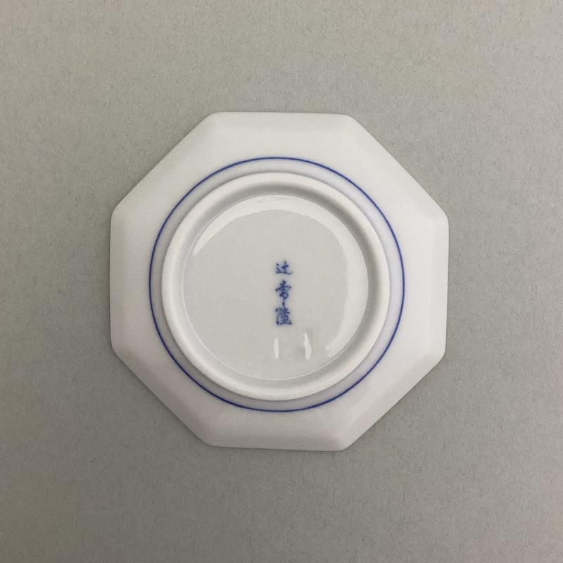 染付白鷺文八角小皿 | 辻精磁社 つじのくら