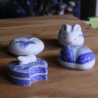 染付龍鳳凰文角香炉 | 辻精磁社 つじのくら