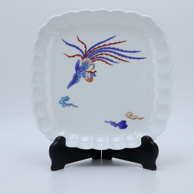 本阿弥光仙　「千鳥水草文 皿」 山本恭代 33 色絵梅水仙菊図台皿 ｜ 暮らしのうつわ花田 和食器 通販