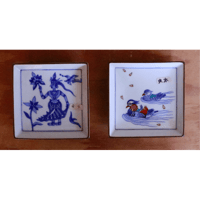 染付龍鳳凰文皿 | 辻精磁社 つじのくら