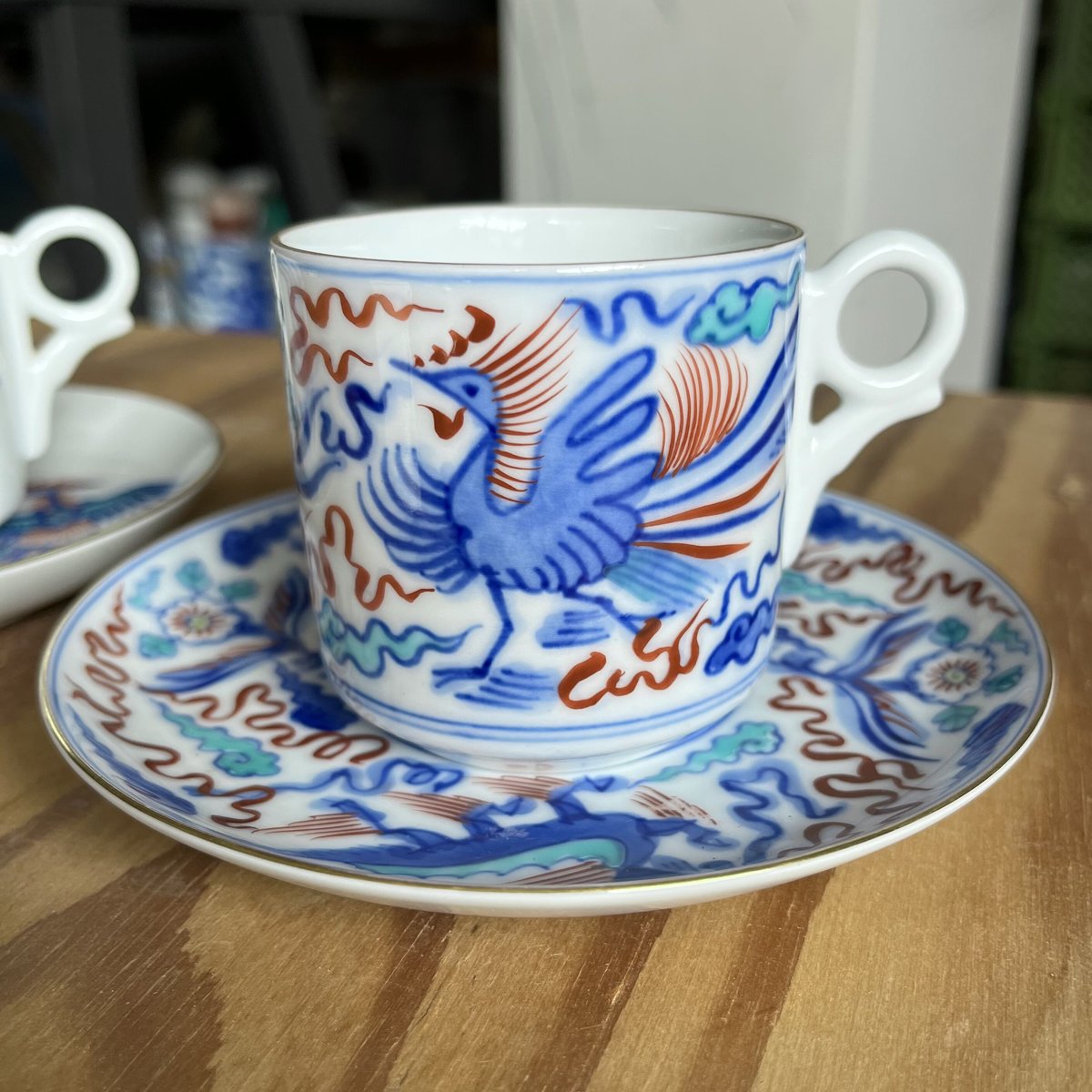 染錦龍鳳凰　花瓶　古琳庵 染錦龍鳳凰 花瓶 古琳庵 染錦龍鳳凰花瓶古琳庵