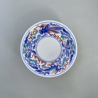 染錦龍鳳凰文輪花皿 | 辻精磁社 つじのくら