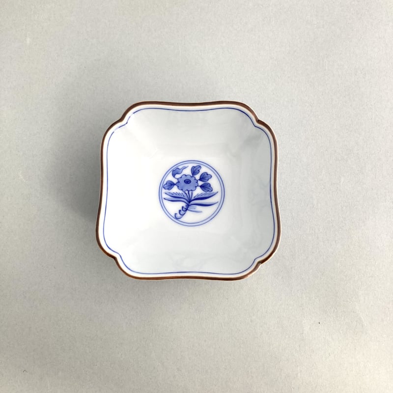 染付龍鳳凰文四角鉢 | 辻精磁社 つじのくら 染付龍鳳凰文四角鉢 | 辻精磁社 つじのくら