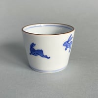 染付龍鳳凰文そば猪口 | 辻精磁社 つじのくら