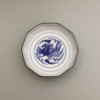 染付龍鳳凰文四角鉢 | 辻精磁社 つじのくら