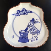 染付龍鳳凰文輪花皿 | 辻精磁社 つじのくら