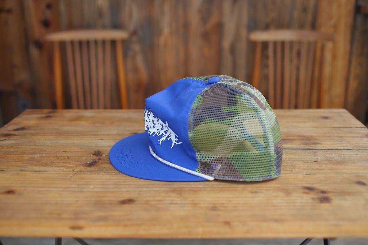 Original Mesh CAP (Blue x Camo) / PARADOX メッシュキ