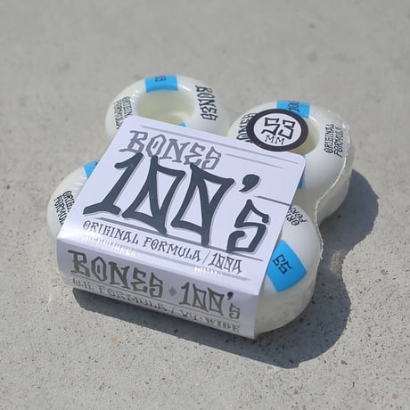 BONES 100'S ORIGINAL FORMULA/100A 53MM V4 WIDE ボーンズ ホワイト