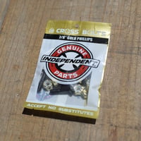 INDEPENDENT CROSS BOLTS 7/8 GOLD PHILLIPS  インディ プラスビス 7/8インチ ゴールド