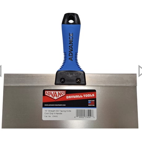 ADVANCE Cool Grip Taping Knife Stainless Steel