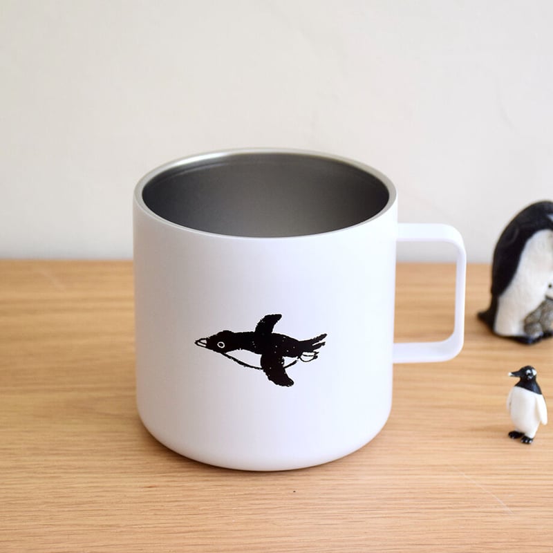 【プレミア】【新品】ペンギン饅頭号ステンレスマグ　宇宙よりも遠い場所 プレミア】【新品】ペンギン饅頭号ステンレスマグ 宇宙よりも遠い場所