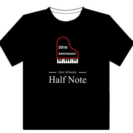 Half Note 20周年記念 オリジナルTシャツ <XLサイズ>
