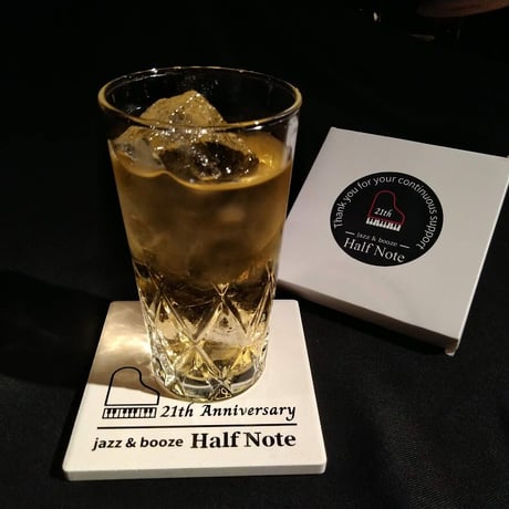 <21周年記念グッズ>  Half Note ロゴ入りコースター