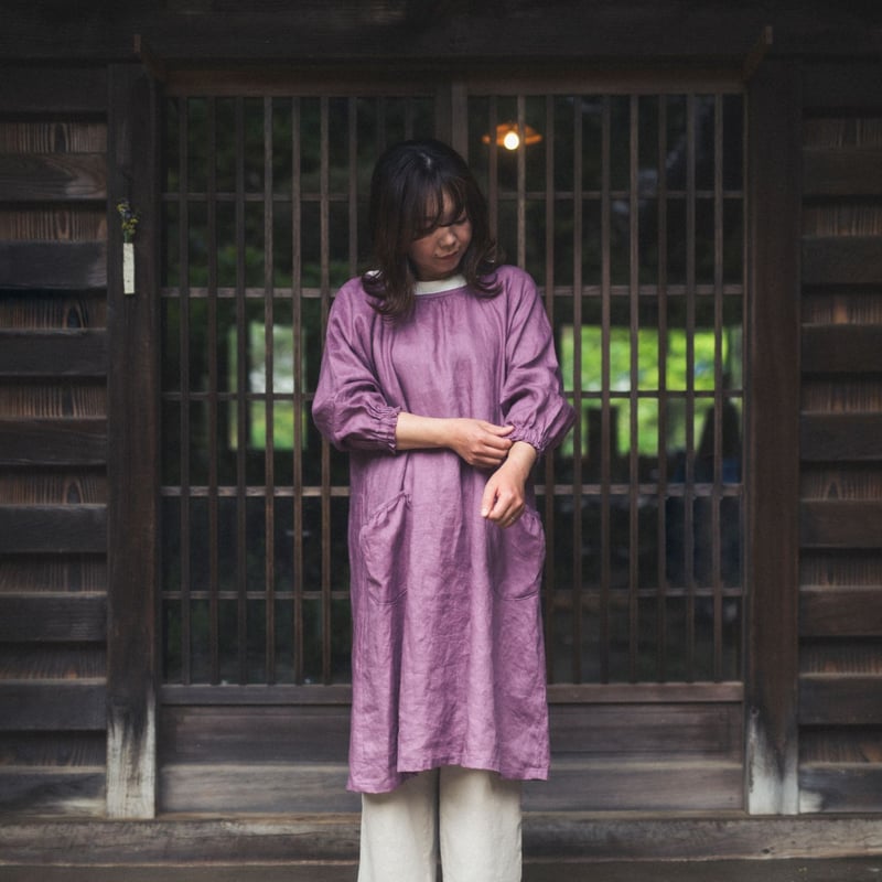 割烹着 （オーダーメイド：生地の色、ポケットの形お選びいただけます