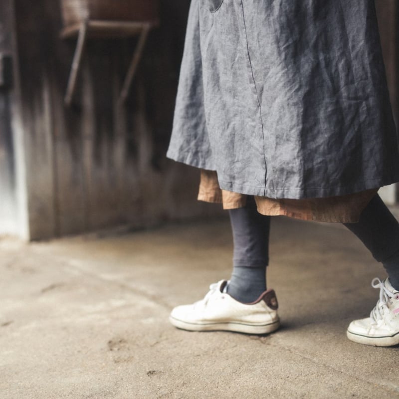 割烹着（蕎麦） linen made in Japan |