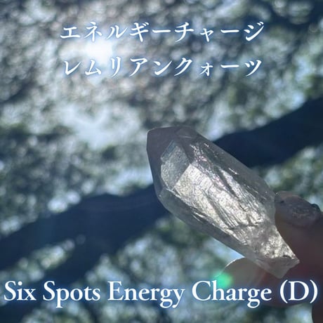 エネルギーチャージレムリアンクォーツ　～Six Spots Energy Charge～ D
