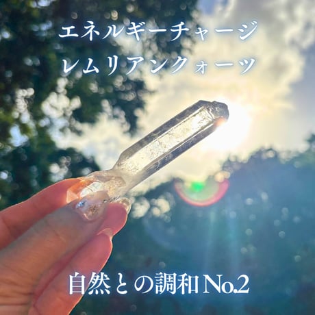 エネルギーチャージレムリアンクォーツ　～自然との調和～ No.2