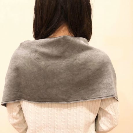 麻炭染めHempsilkショール・長方形