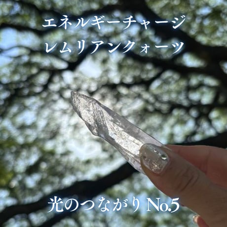 エネルギーチャージレムリアンクォーツ　～光のつながり～ No.5