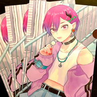 NUUDE2周年記念カフェ『Neon Dream Boy SUMMER』💗🍧グラデーションA4クリアファイル🍧💗  （vol.9）