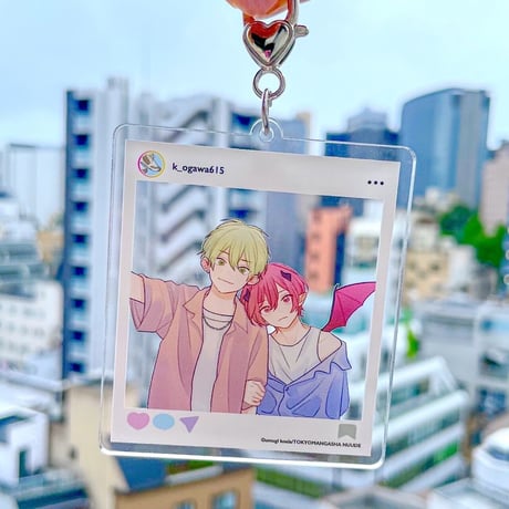 『エマのごちそう』💙👿エマちゃんと彗くんの おでかけ⚡️SNS風⚡️アクキー👿