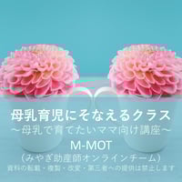 母乳育児にそなえるクラス　配布資料（カラースライド32枚分８P）