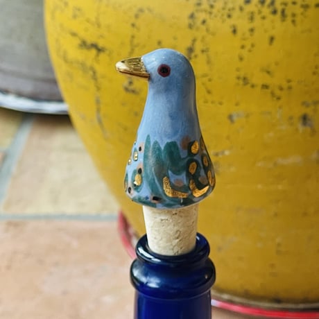 鳥ちゃんの　ワイン栓