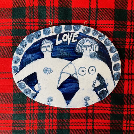 アダムとイブ LOVE プレート
