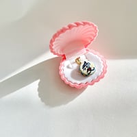 愛　ペンダントトップ & シェルジュエリーBOX（ピンク）
