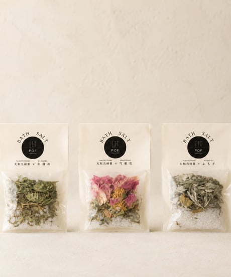 【4袋以上注文】BATH SALT<大和当帰葉×芍薬花>