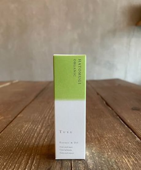 TUYU オーガニックハトムギエッセンス＆オイル 2層式美容液＜100％天然植物由来＞  32ml